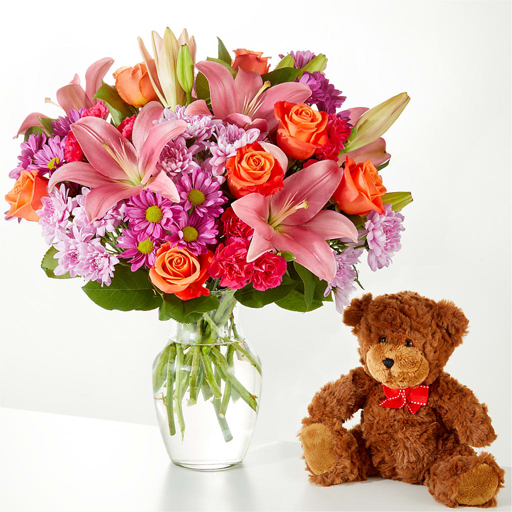One and Only Bouquet and Bear Bundle – Love Blossoms, Easton PA