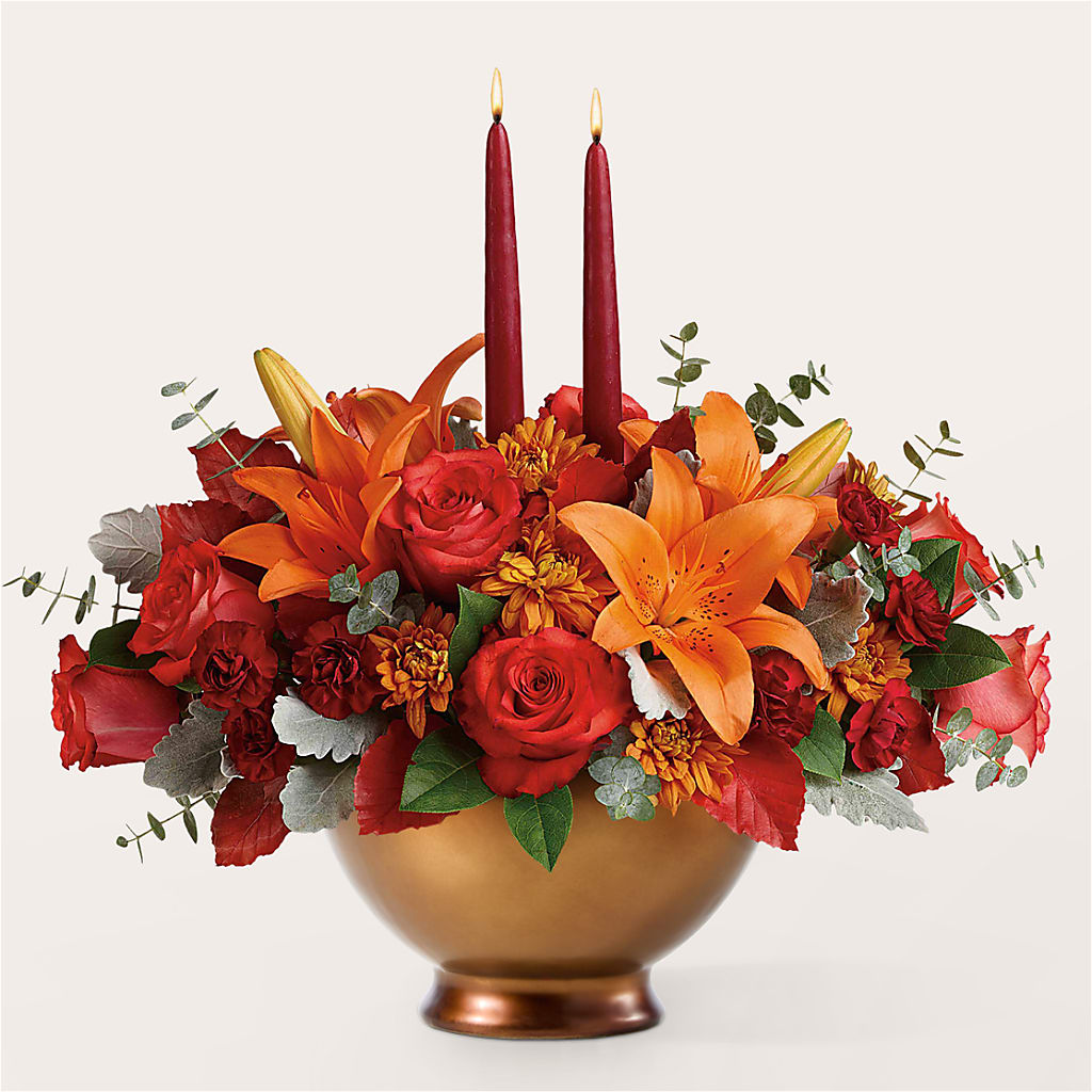 Fruits of Fall Centerpiece – Love Blossoms, Easton PA