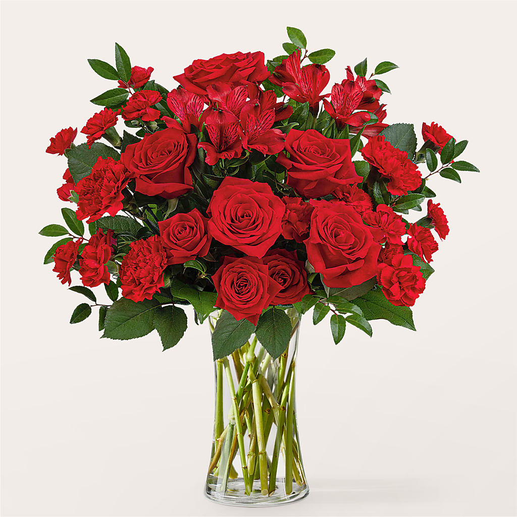 Brilliant Ruby Bouquet – Love Blossoms, Easton PA