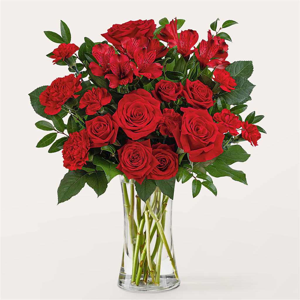 Brilliant Ruby Bouquet – Love Blossoms, Easton PA