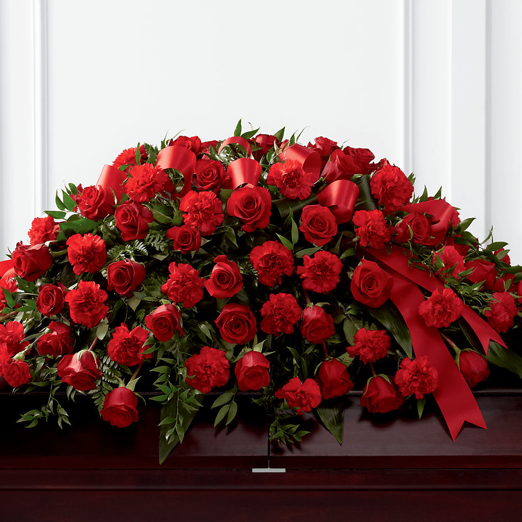 Tribute of Life Casket Spray – Love Blossoms, Easton PA