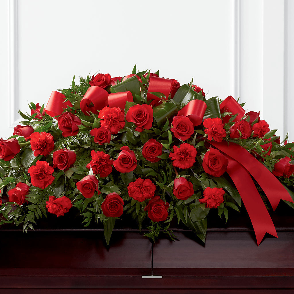 Tribute of Life Casket Spray – Love Blossoms, Easton PA