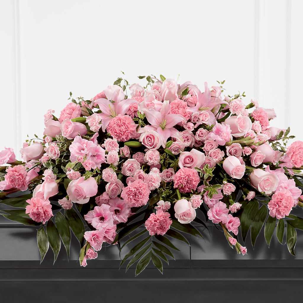 Garden of Comfort Casket Spray (Standard) – Love Blossoms, Easton PA