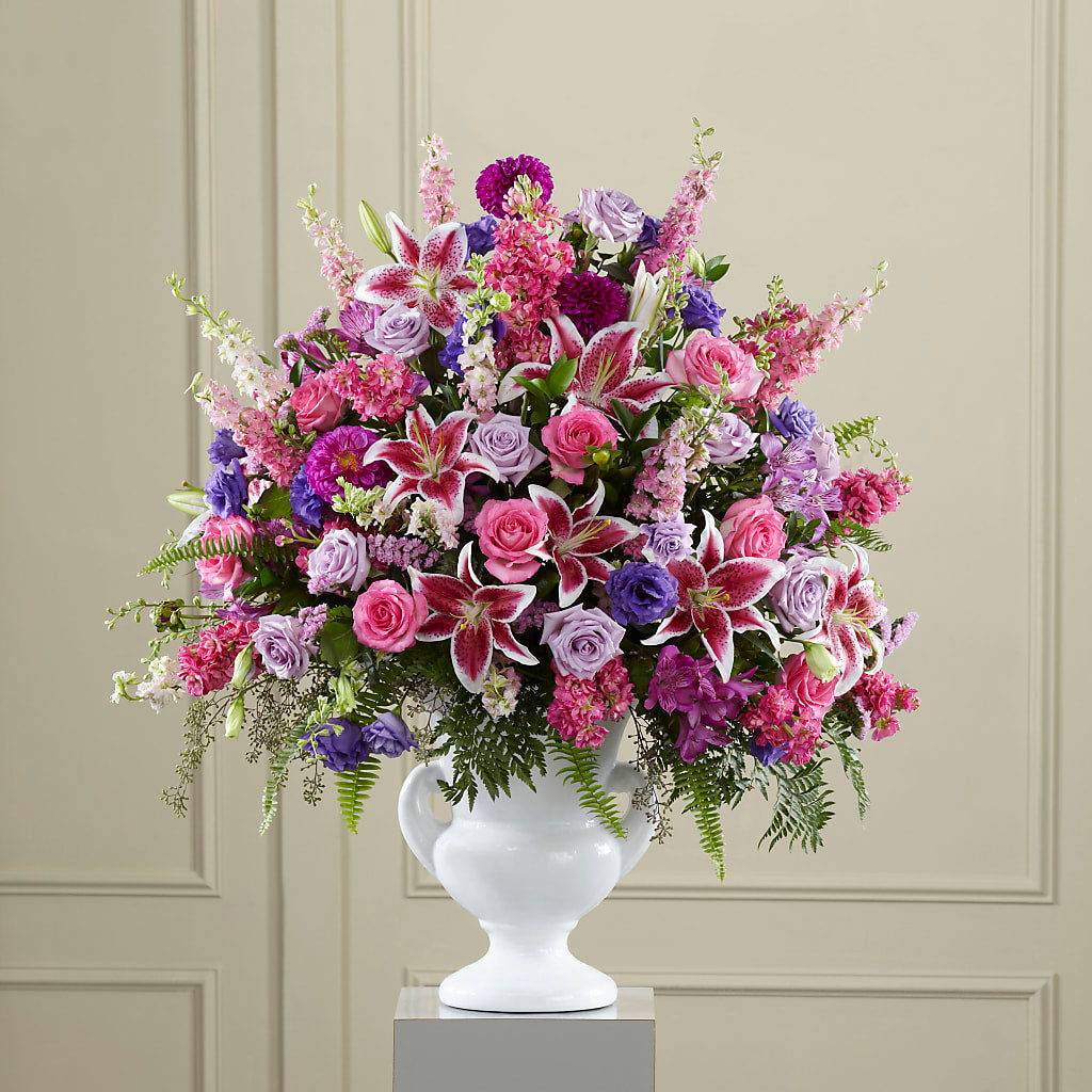 Peaceful Tribute Arrangement – Love Blossoms, Easton PA