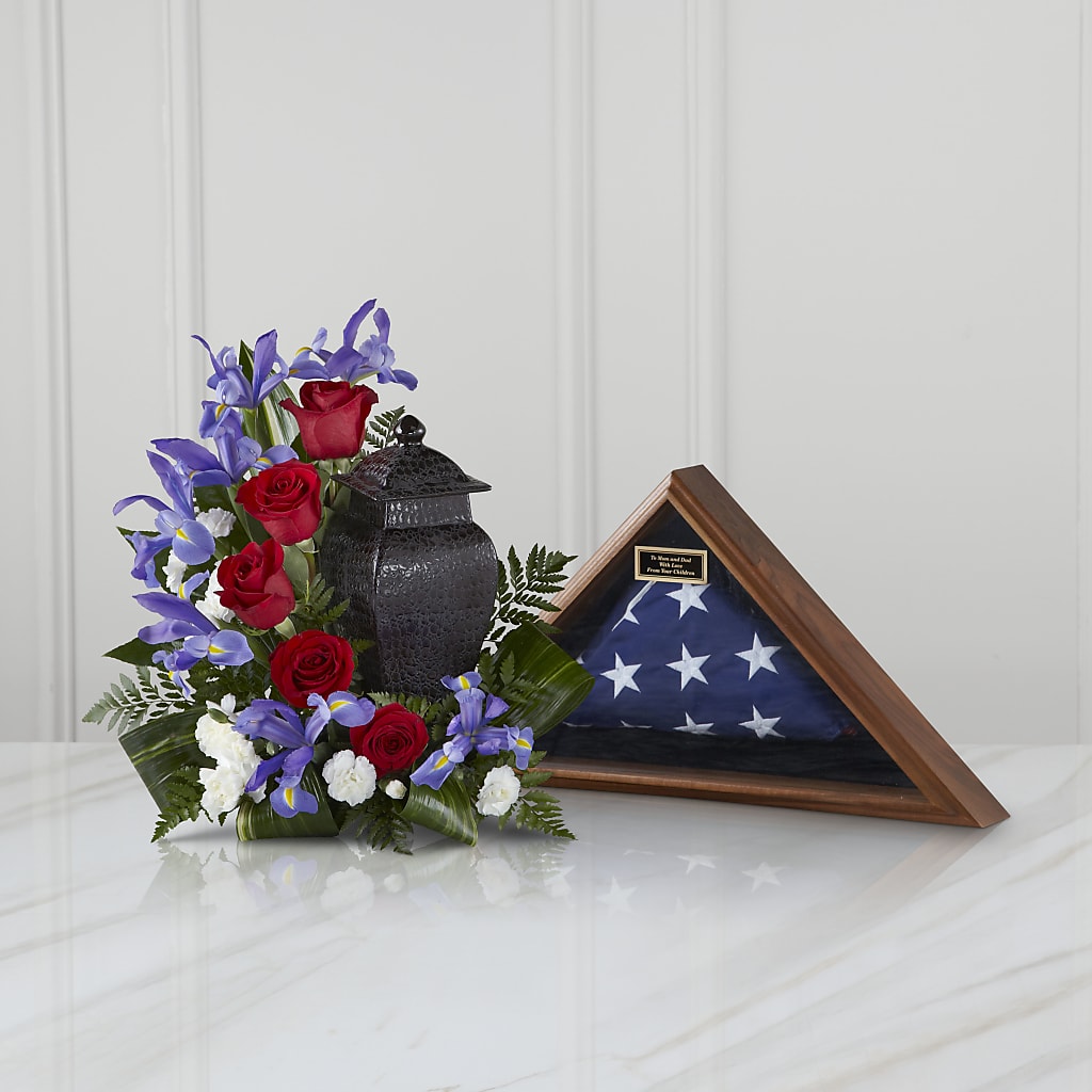Patriotic Tribute Arrangement – Love Blossoms, Easton PA