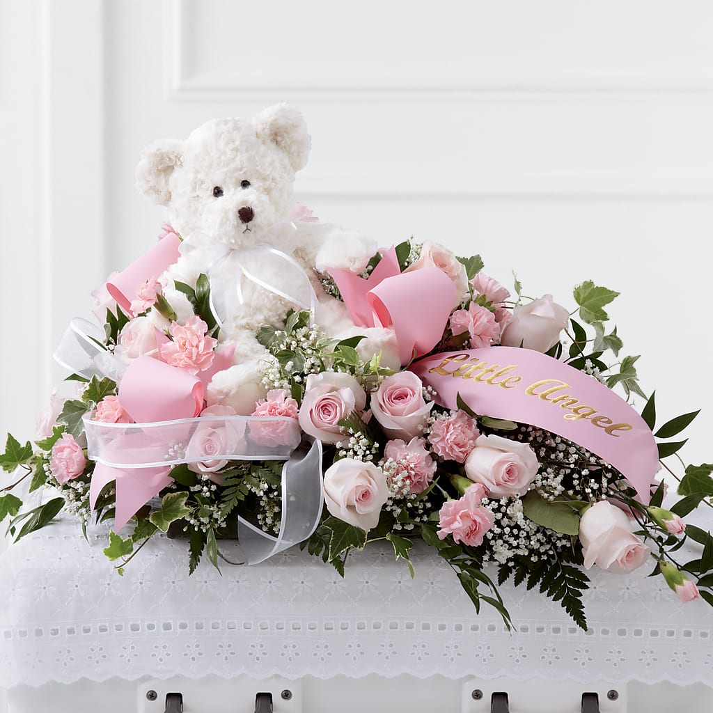 Touch of Sympathy Casket Spray – Love Blossoms, Easton PA
