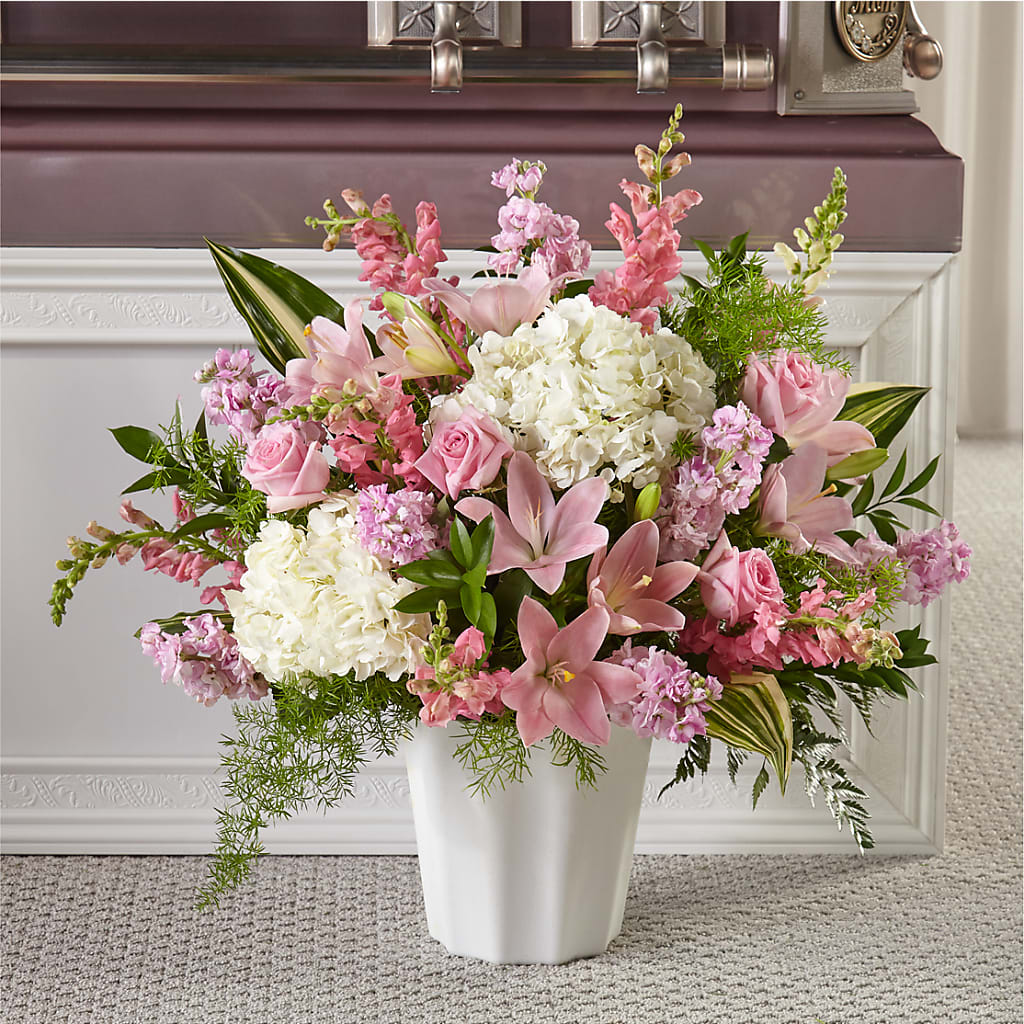 Simply Serene Floor Basket – Love Blossoms, Easton PA
