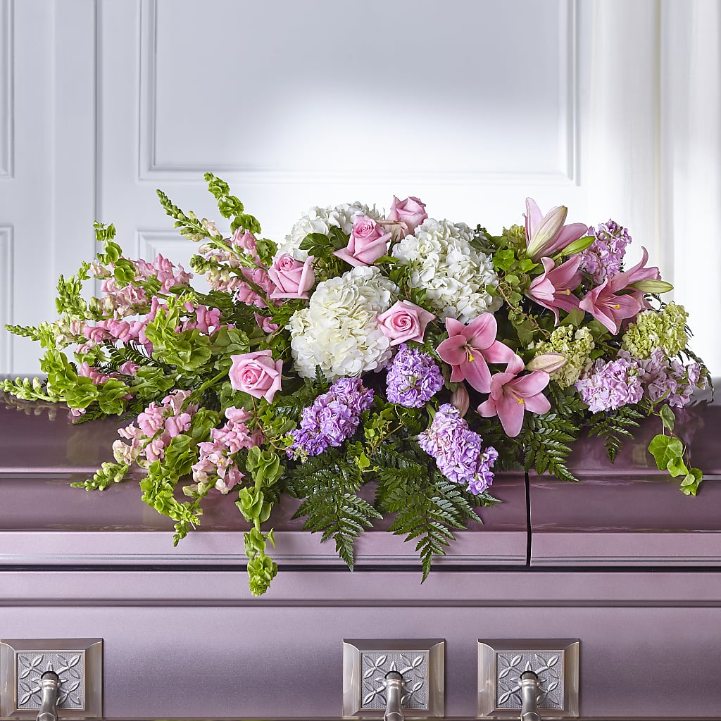 Life's Gratitude Casket Spray – Love Blossoms, Easton PA
