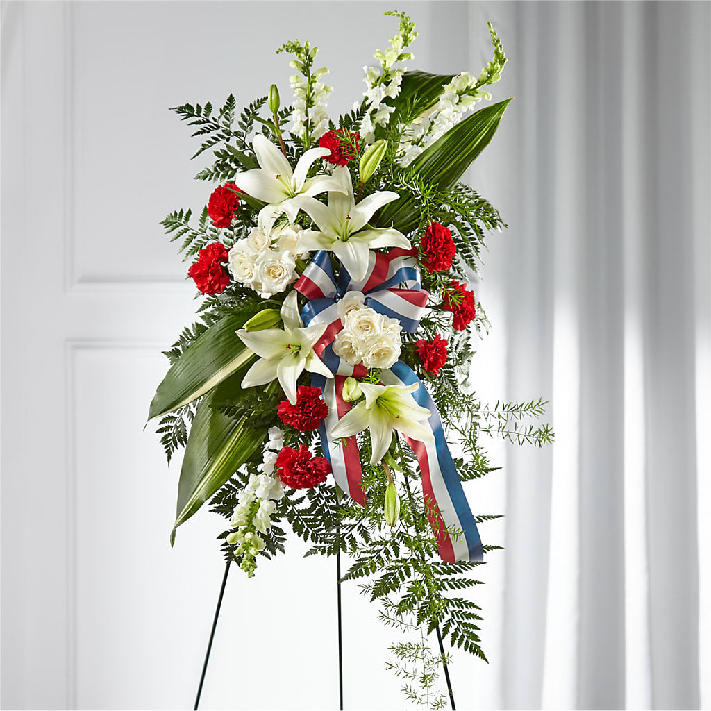 Stars of Life Standing Spray – Love Blossoms, Easton PA
