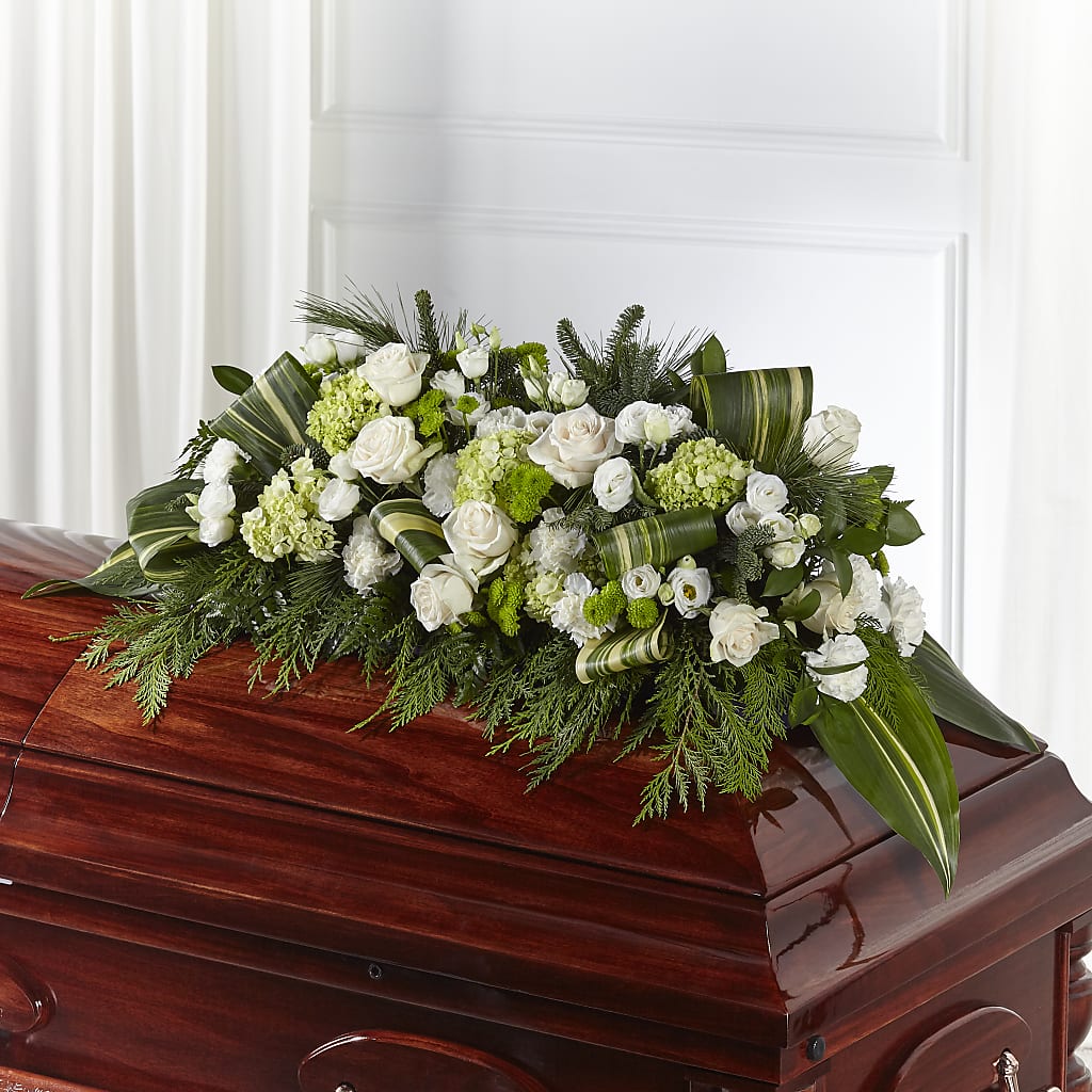 Hopeful Gesture Casket Spray – Love Blossoms, Easton PA