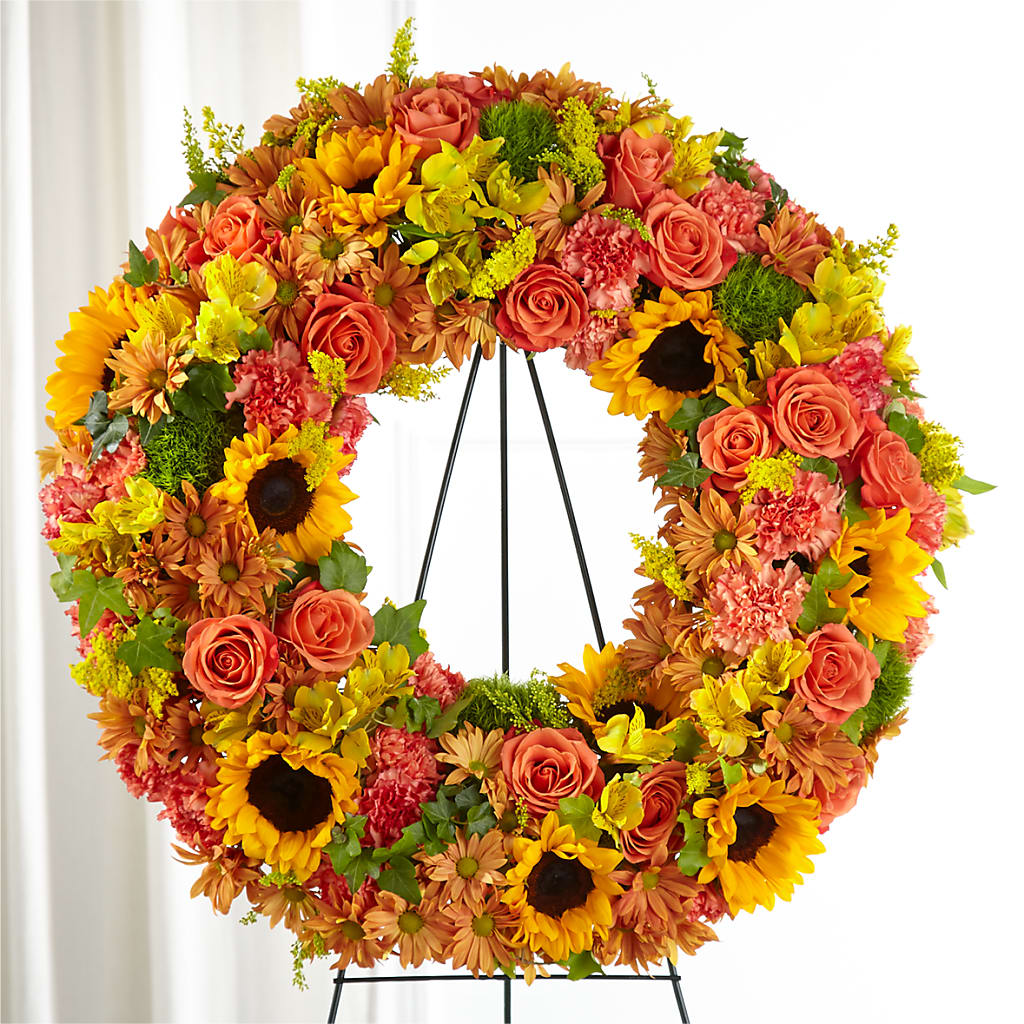 Autumnal Memories Wreath (Standard) – Love Blossoms, Easton PA
