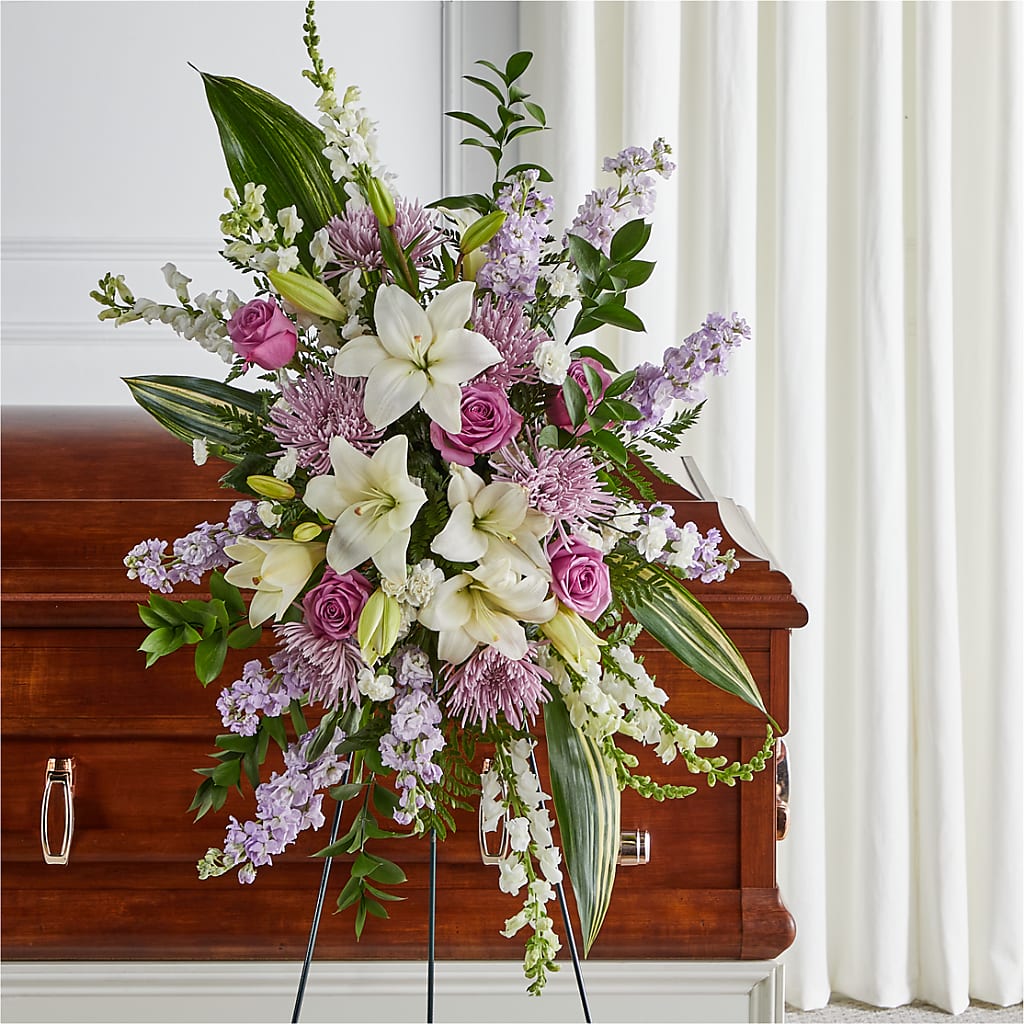 Grateful Hearts Standing Spray – Love Blossoms, Easton PA
