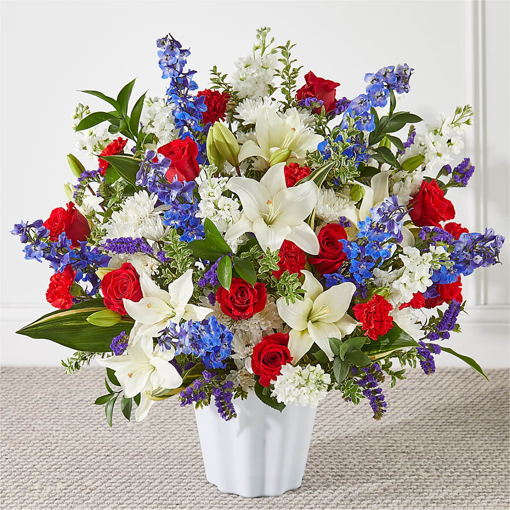 Consoled Floor Basket – Love Blossoms, Easton PA
