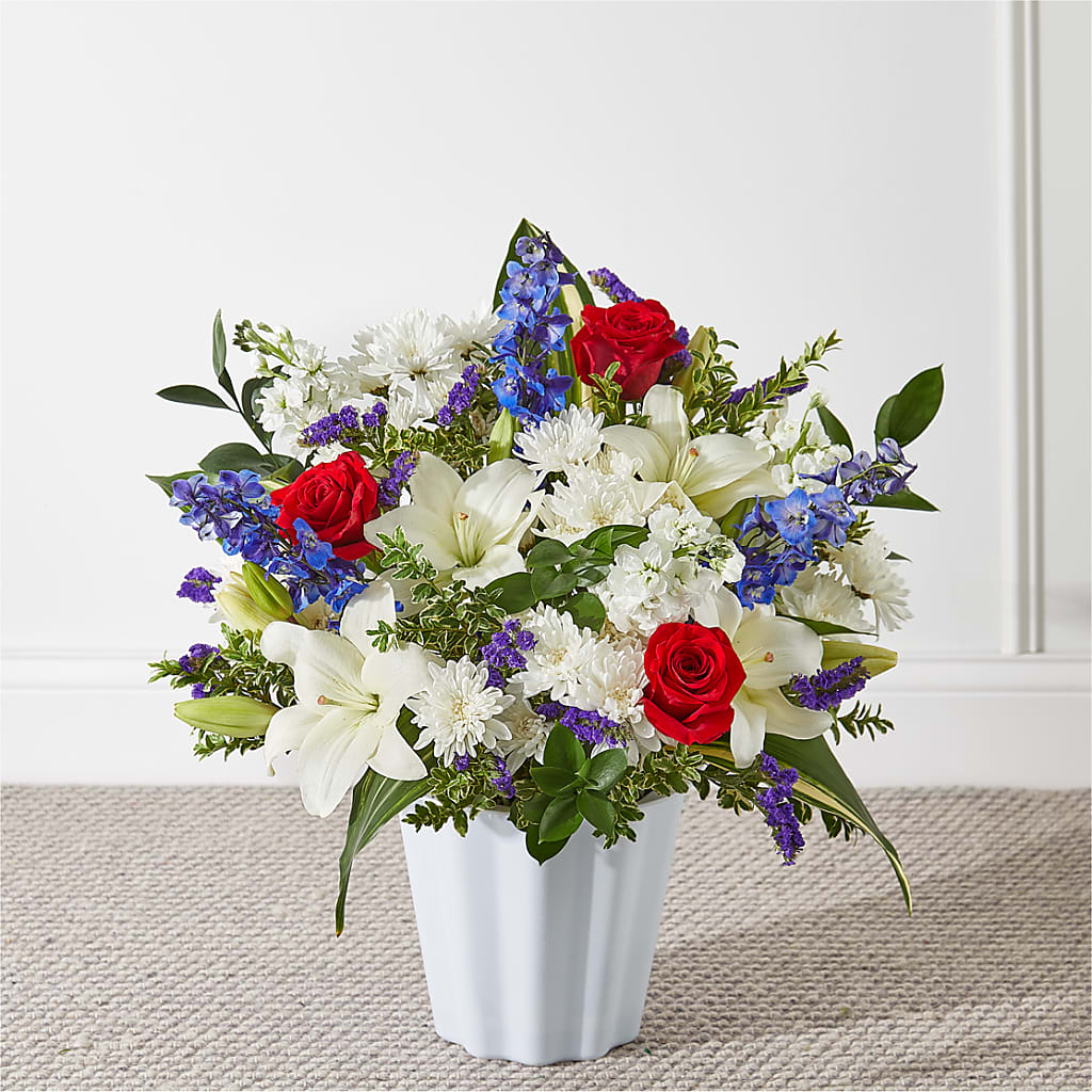Consoled Floor Basket – Love Blossoms, Easton PA