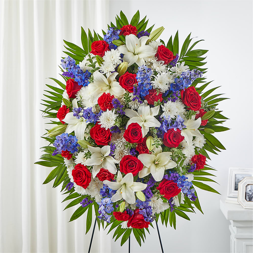 Cherished Service Standing Spray – Love Blossoms, Easton PA