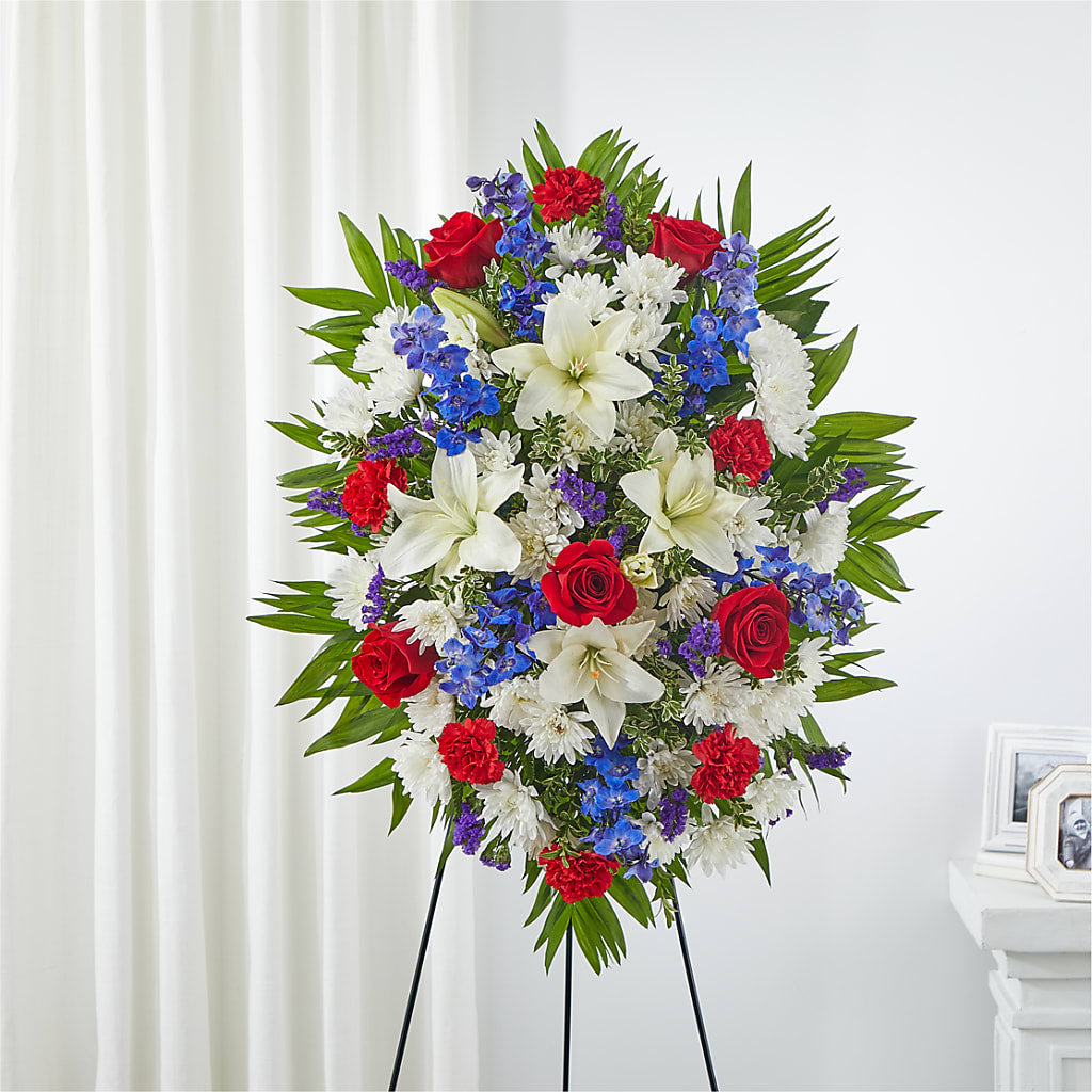 Cherished Service Standing Spray – Love Blossoms, Easton PA