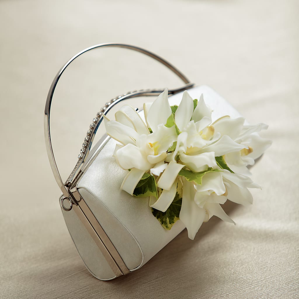 White Purse Decor – Love Blossoms, Easton PA