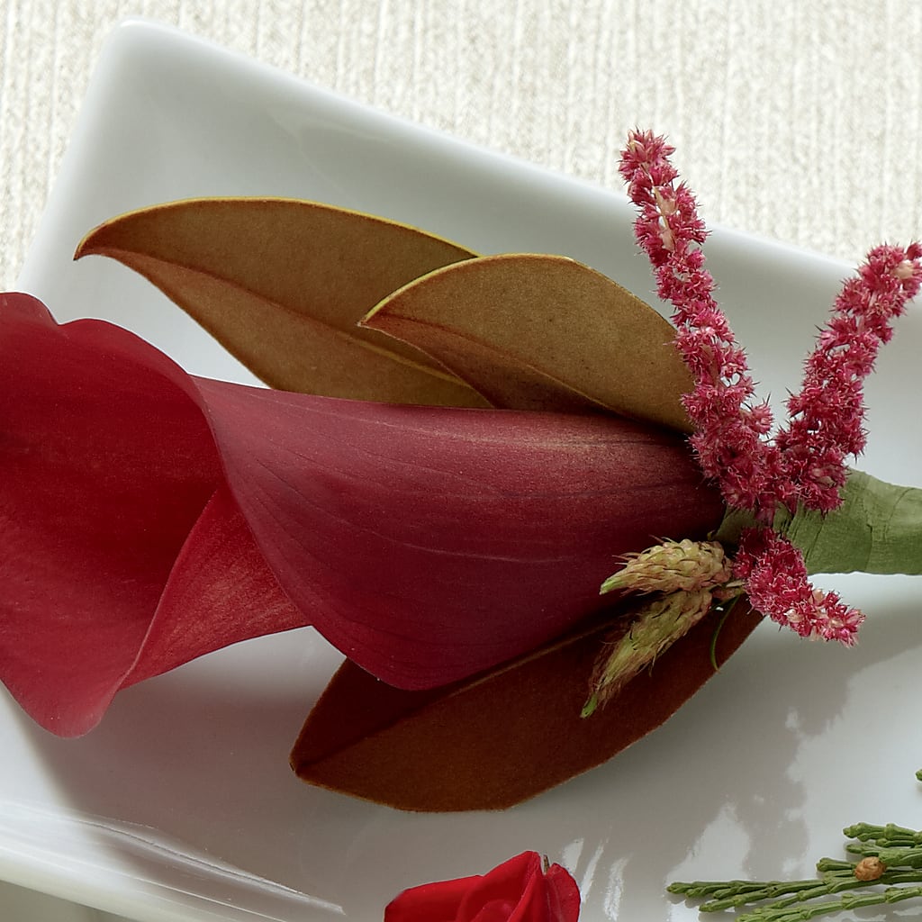 Red Calla Boutonniere – Love Blossoms, Easton PA