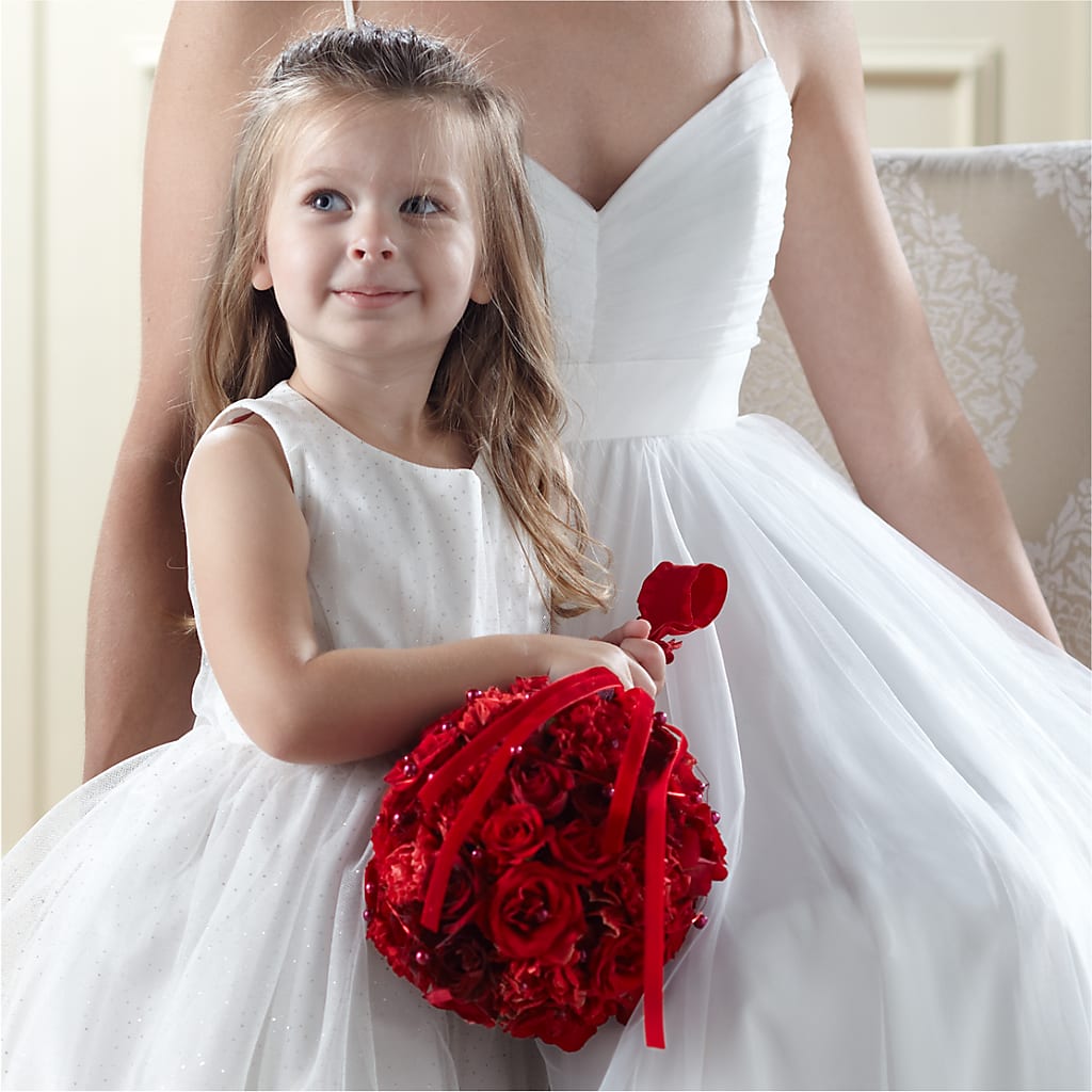 Pure at Heart Flower Girl Arrangement – Love Blossoms, Easton PA