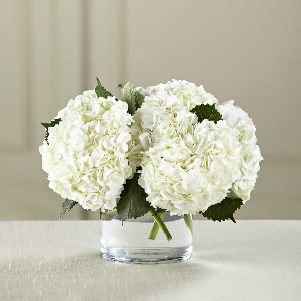 White Hydrangea Bouquet – Love Blossoms, Easton PA