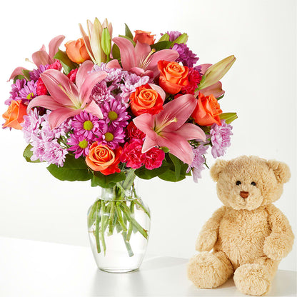 One and Only Bouquet and Bear Bundle –  Love Blossoms, Easton PA