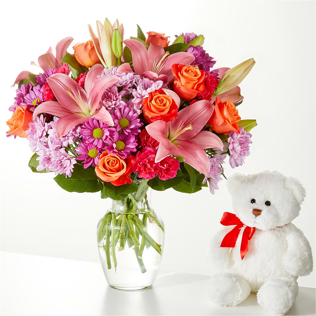 One and Only Bouquet and Bear Bundle –  Love Blossoms, Easton PA