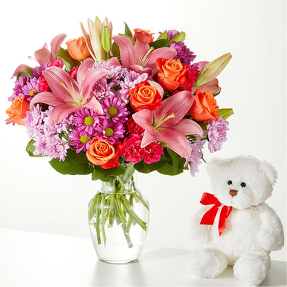 One and Only Bouquet and Bear Bundle –  Love Blossoms, Easton PA