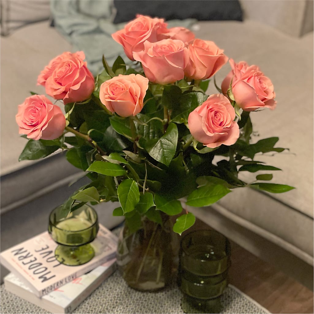 Long Stem Pink Rose Bouquet –  Love Blossoms, Easton PA