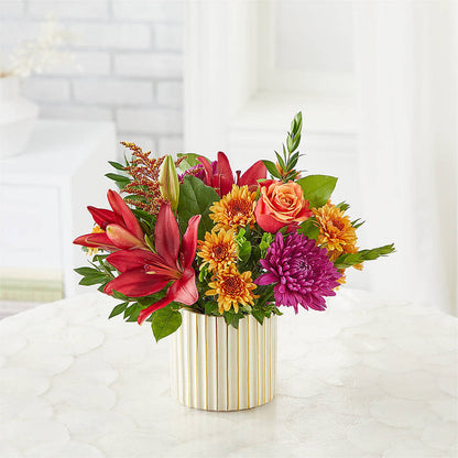 Burgundy Landscape Bouquet –  Love Blossoms, Easton PA