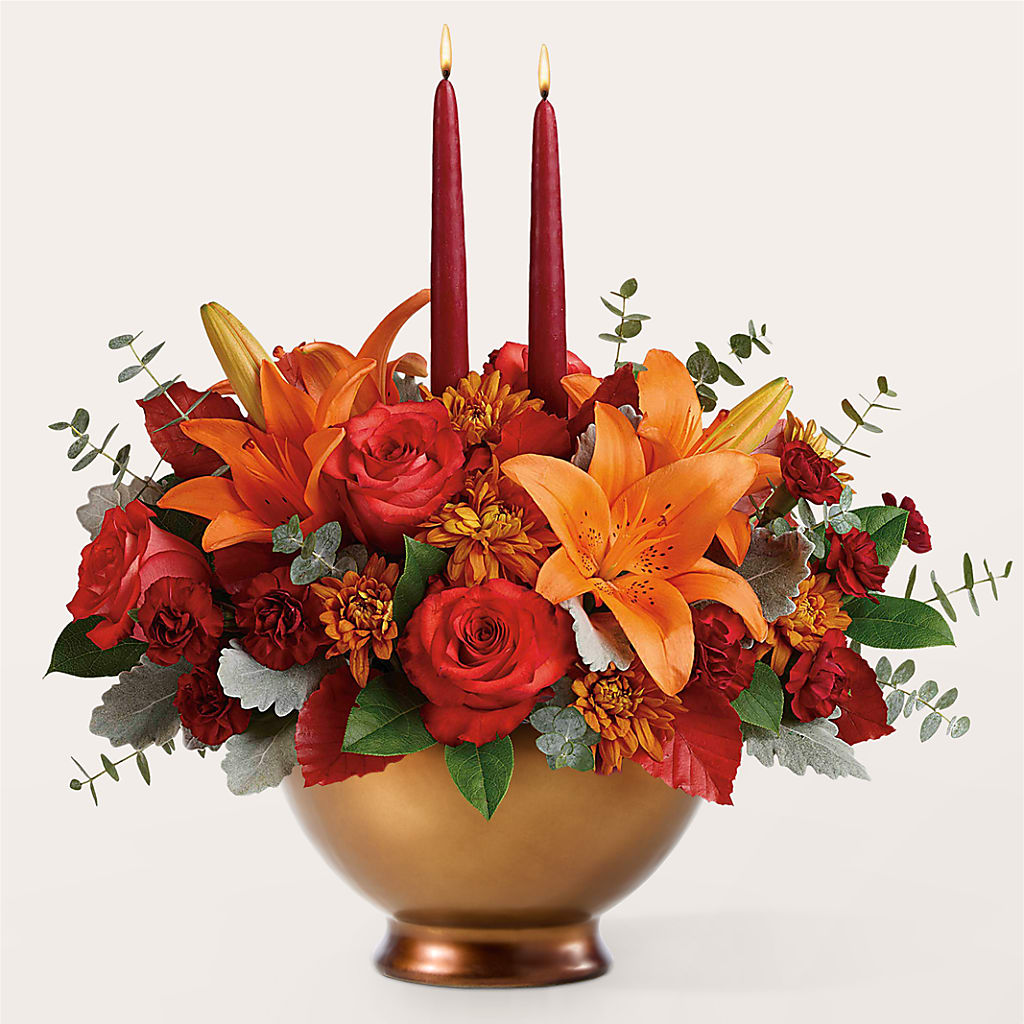 Fruits of Fall Centerpiece –  Love Blossoms, Easton PA