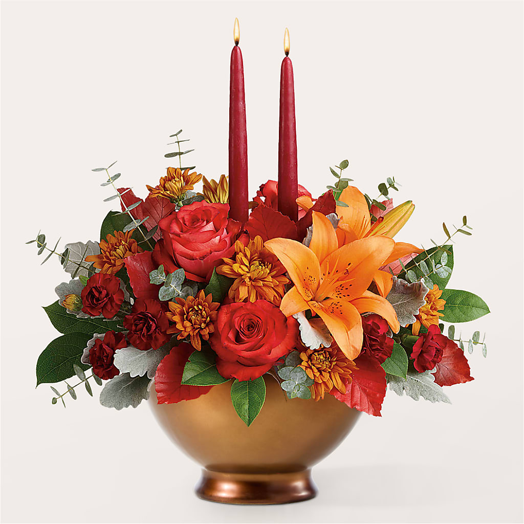 Fruits of Fall Centerpiece –  Love Blossoms, Easton PA