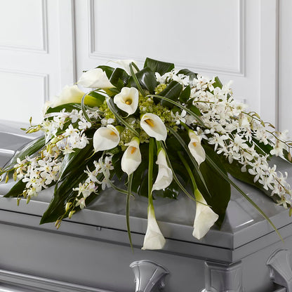 Angel Wings Casket Spray –  Love Blossoms, Easton PA