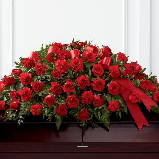 Tribute of Life Casket Spray –  Love Blossoms, Easton PA