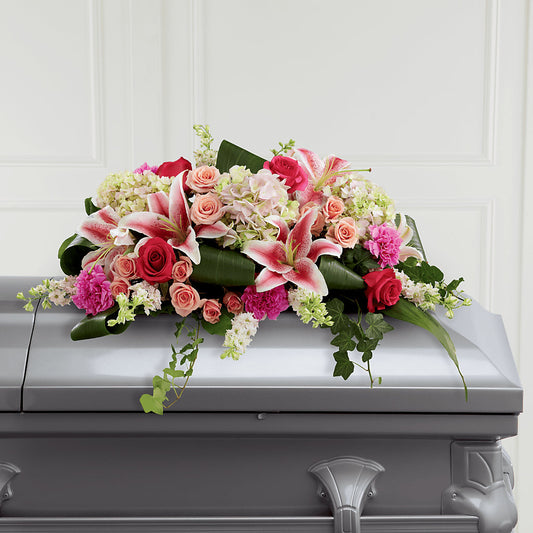 Splendid Grace Casket Spray –  Love Blossoms, Easton PA