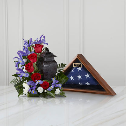 Patriotic Tribute Arrangement –  Love Blossoms, Easton PA