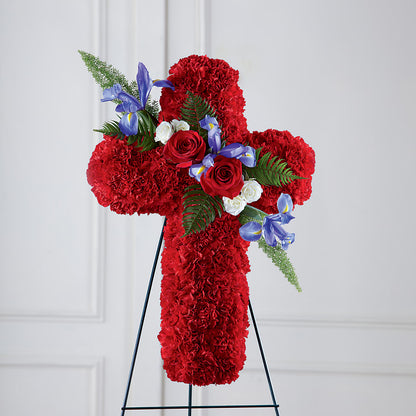 Faithful Hero Floral Cross –  Love Blossoms, Easton PA