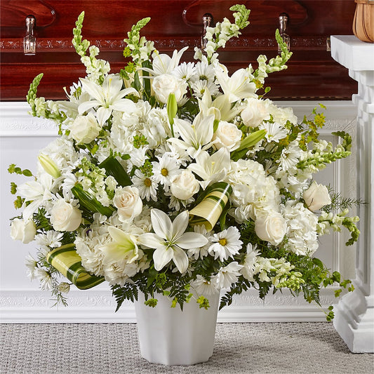 Thoughts of Tranquility Floor Basket –  Love Blossoms, Easton PA