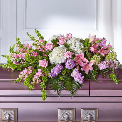 Life's Gratitude Casket Spray –  Love Blossoms, Easton PA