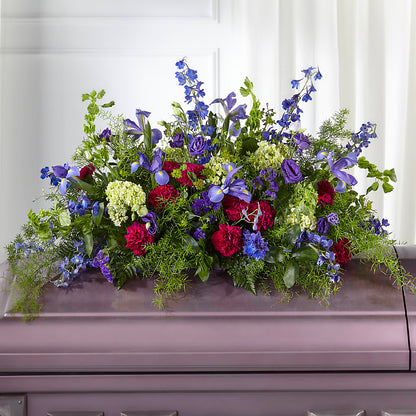 Always Treasured Casket Spray –  Love Blossoms, Easton PA