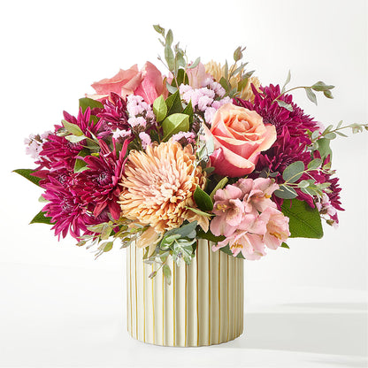 Berry Cobbler Bouquet with Ivory Vase –  Love Blossoms, Easton PA