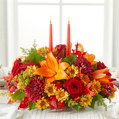 Autumn's Embrace Centerpiece –  Love Blossoms, Easton PA