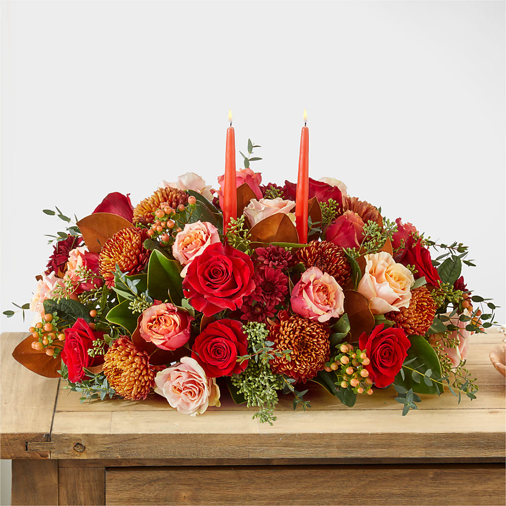 Gather Near Centerpiece –  Love Blossoms, Easton PA