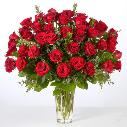 Forever Yours Fifty Stem Red Rose Bouquet –  Love Blossoms, Easton PA