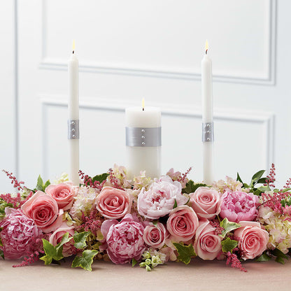 Worldwide Romance Unity Candle Arrangement –  Love Blossoms, Easton PA