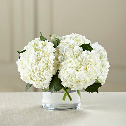White Hydrangea Bouquet –  Love Blossoms, Easton PA